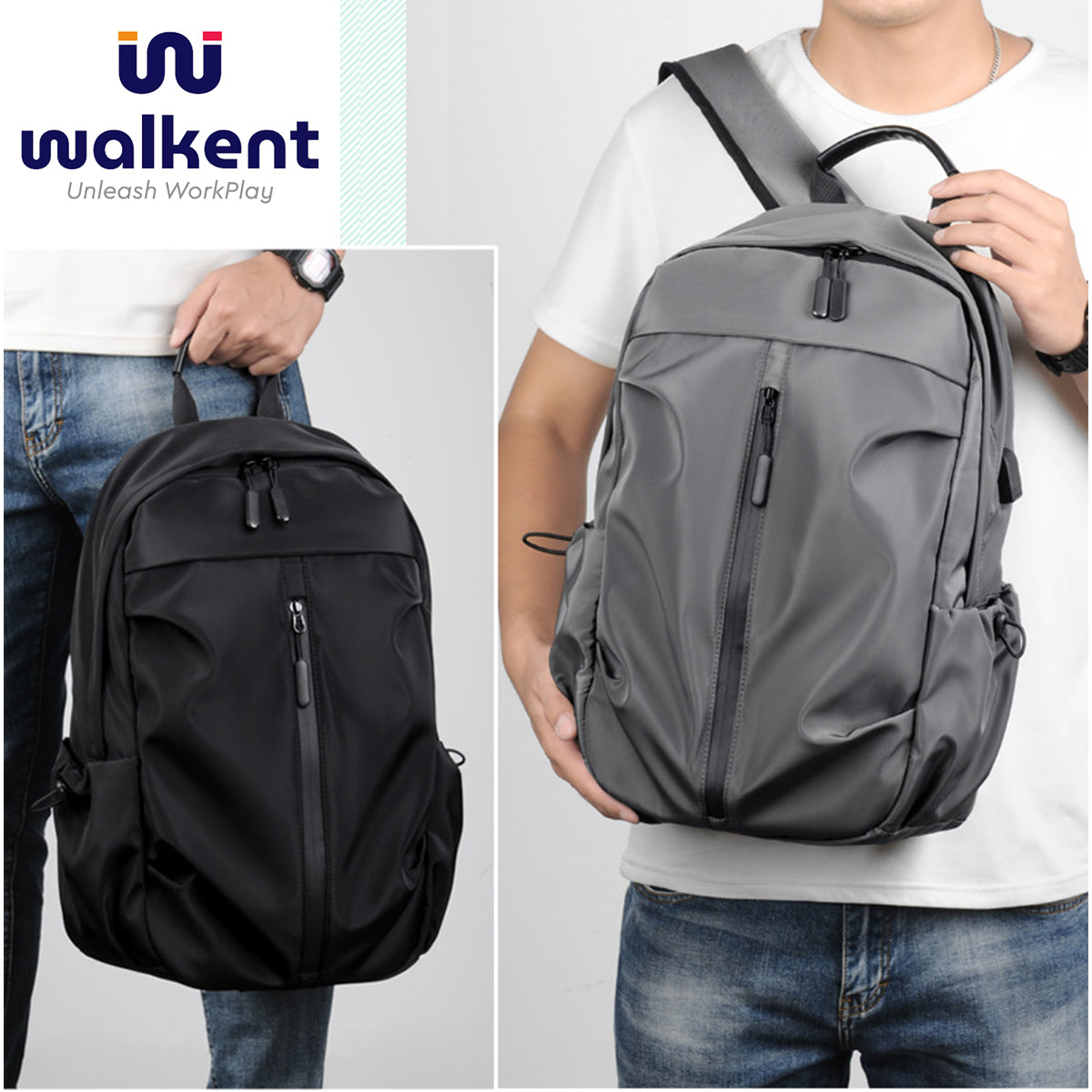 WALKENT 15.6" Hard-shell Laptop Bag - Model Massova